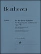 An die ferne Geliebte (fur Singstimme und Klavier) Op. 98 Vocal Solo & Collections sheet music cover